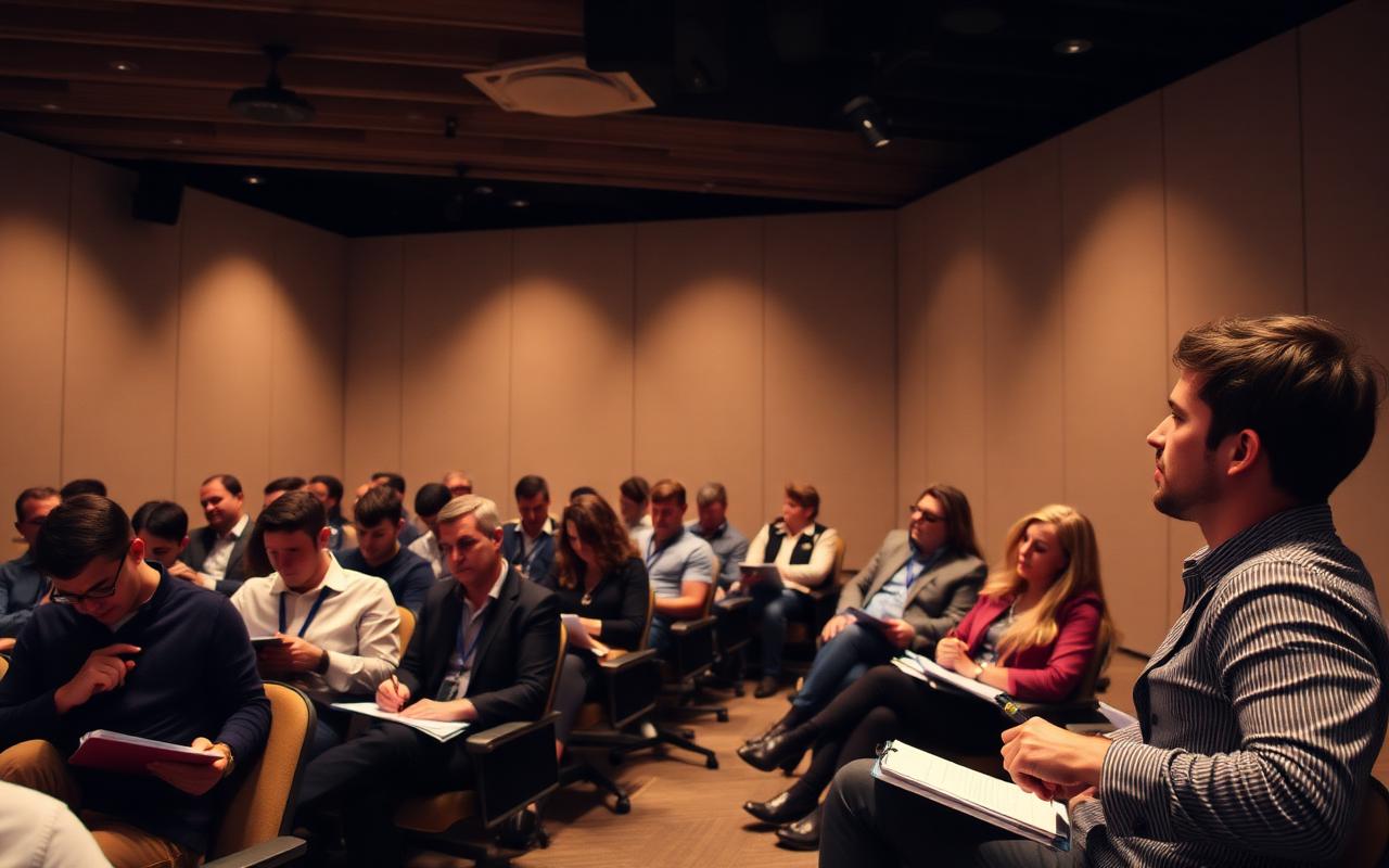 Espaços para locação: auditório, sala de treinamento e reunião.